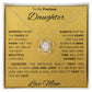 Moms Daughter - My Sunshine - Love Knot Necklace