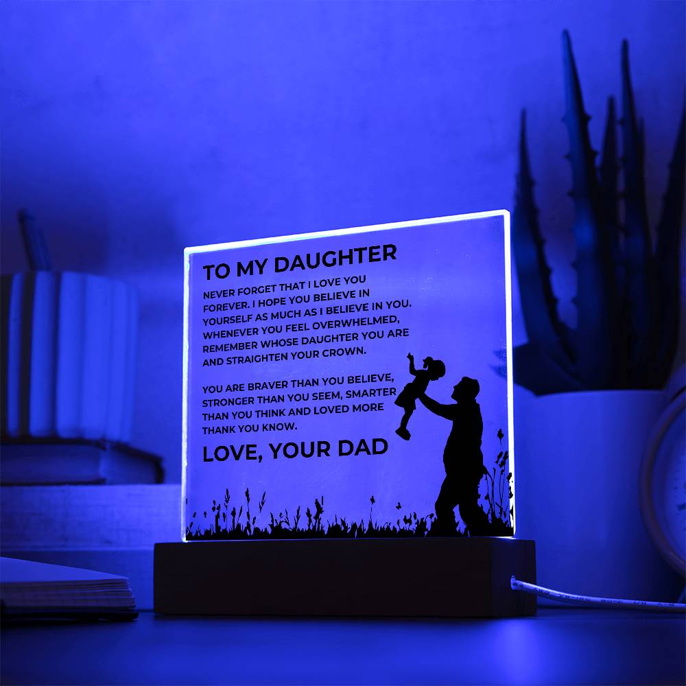 To My Daughter, Love, Your Dad